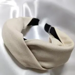 アイボリー ヘアカチューシャ★ヘアアクセサリー No.f561