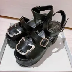 夢展望 Dear My Love クロミ 厚底バックルサンダルのサムネイル