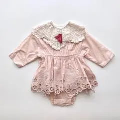 MARLMARL ２点セットボディースーツ 雪の結晶スタイ ワンピース