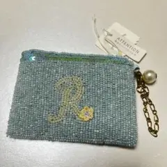 passage mignon ビーズポーチ　イニシャルRのサムネイル