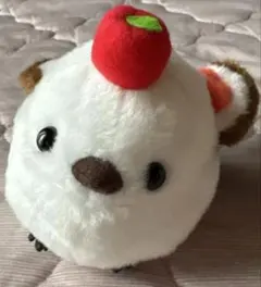シマちゃん　カラフルフルーツ　りんご　ぬいぐるみ　ボールチェーン　シマエナガのサムネイル