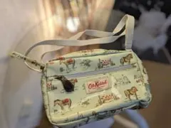 Cath Kidston 馬 PVCコーティング ショルダーバッグ ポーチ