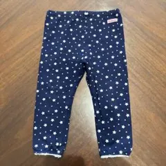 ミキハウス　ホットビスケッツ　ネイビー 星柄 パンツ80cm mikihouse