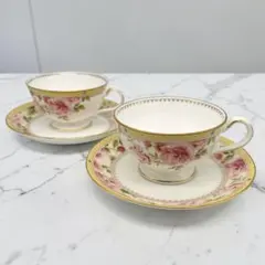 美品・未使用】ノリタケ ハートフォード プレート ローズピンク 皿 6枚