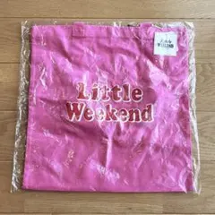 Little Weekend ピンク トートバッグ　新品未使用のサムネイル