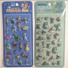 新品 ぷくぷくシール ディズニー トイ・ストーリー モンスターズインク シー