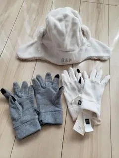 GAP　帽子　スマホ対応手袋Sセット　新品未使用タグつき