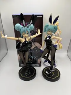 バニーガール フィギュア 4体セット 初音ミク 星宮六喰 桜島麻衣