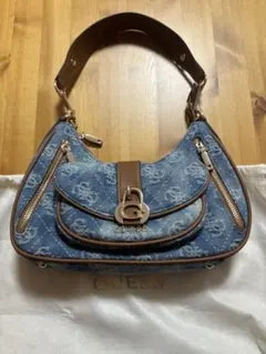 新品 コーチ アシュトン バゲットバッグ シグネチャー デニム CY700
