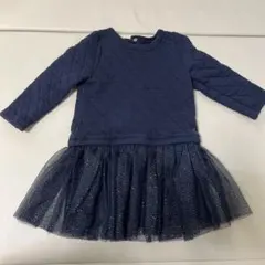 プチバトーキルティング ワンピース　24m/86cm