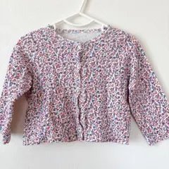 Petit Bateauプチバトー花柄カーディガン 【12-18ヶ月】