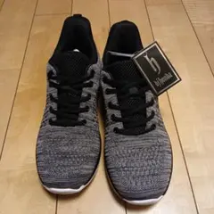 DJ honda 軽量メッシュスニーカー ブラック/グレーのサムネイル