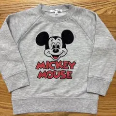ミッキーマウス トレーナー Mサイズ (100-110cm)グレー
