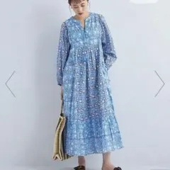 <Peridot by Sara mallika>プリント ワンピース