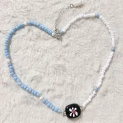 no.278／a'moureve ビーズネックレス　ハンドメイド
