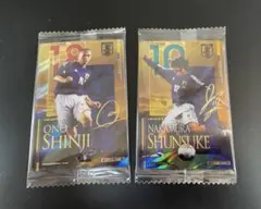 ツインウエハース サッカー日本代表 中村俊輔・小野伸二