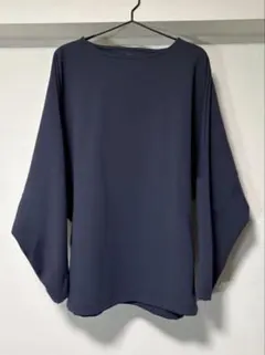 ＸＬ　無印 MUJI LABO 撥水 二重編みプルオーバー 長袖のサムネイル