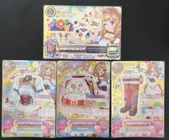 アイカツ 姫里マリア チロリアンアリエスコーデ4枚セット