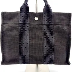 【極美品】エルメス エールライン トートPM フールトゥ キャンバス グレー Hermès エールライン トート PM キャンバス グレー フールトゥ 極美品