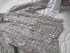 BURBERRY BLUE LABEL チェック柄 長袖シャツ