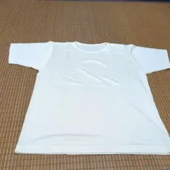 ホワイト 半袖Tシャツ コットン　サイズL