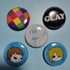 GLAY　ハイコミ　2003 缶バッジ　ツアーグッズ　　初代　まとめ売り　セット