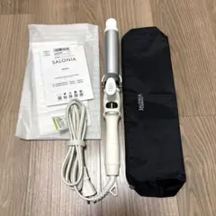 SALONIA セラミック カールヘアアイロン コテ 32mm SL-008SW