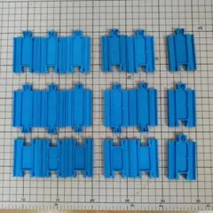 1/4直線レール　ジョイント　プラレール　凹凹　凸凸　凸凹　3種類　洗浄済