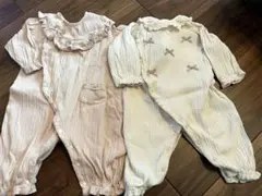 双子コーデ⭐︎ロンパース・カバーオール 80cm 2点セット