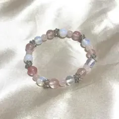 天然石 ブレスレット ローズクォーツ