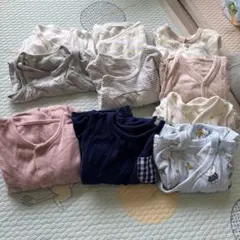 ベビー肌着、カバーオール10点セット