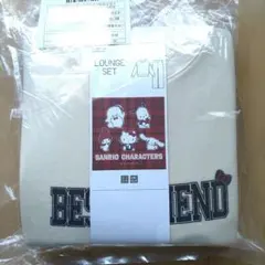 UNIQLO ユニクロ サンリオラウンジセット キティ オフホワイト パジャマM