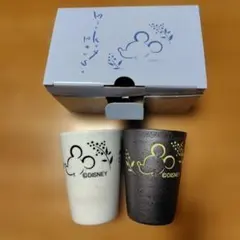 DISNEY 陶器製マグカップ 2個セット