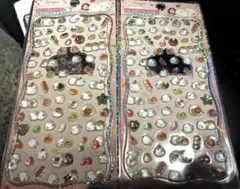 正規品ストーンつきジュエルプチドロップ大福シマエナガ２枚セット