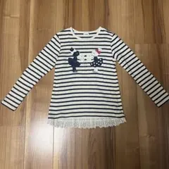 KP ニットプランナー mimiちゃん ボーダー 長袖Tシャツ 140