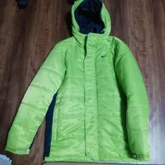 Nike 蛍光グリーン フード付きジャケット　メンズS