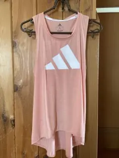 adidas タンクトップ オレンジ系　Lサイズ ボルダリングジムラン