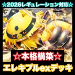 ☆本格構築☆エレキブルexデッキ【構築済みデッキ】のサムネイル