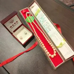 匿名配送 淡水パール ネックレス ピアス セット 中国産 真珠