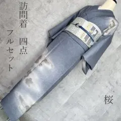 夏着物 夏用 フルセット 夏帯 絽 紗 色無地 笹地紋 V2 - メルカリ