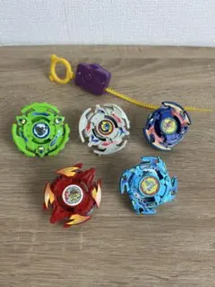 爆転シュートベイブレード　5個セット シューター　まとめ　初期　当時物　H