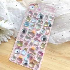 オバケーヌ　立体シール　うるちゅる　おばけシール 人気　可愛い　一枚　寿司