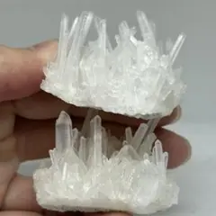 ■しばらく休業　浄化　水晶　クラスター　2点　492■