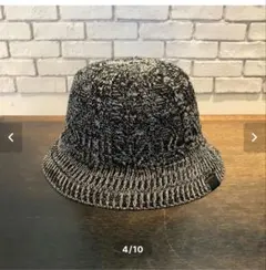 カシラ】CABLE THERMO HAT　春夏 ハット　ブラック　メンズ