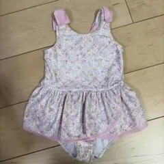 花柄フリルワンピース水着 120cm