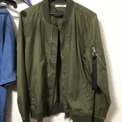 メンズ カーキ ジャケット ブルゾン