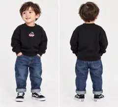 XLARGE KIDS スウェット ブラック 90cm