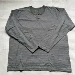 【Eddie Bauer】ストライプ柄 長袖カットソー XL