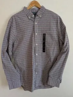 BANANA REPUBLUC チェック柄 コットン 長袖ワイシャツ