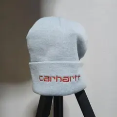 Carhartt WIP Script Beanie ニット帽 ライトブルーのサムネイル